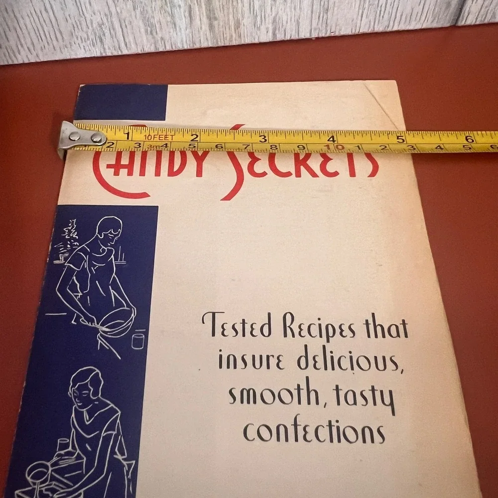 Vtg Candy Secrets Recipe Booklet Staley's Syrups Starches Mid-Century Kitchen